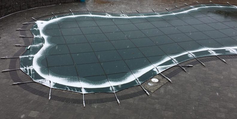 Winter Pool Cover Fitted